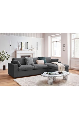 Canapé d'angle réversible Belair - 
Anthracite