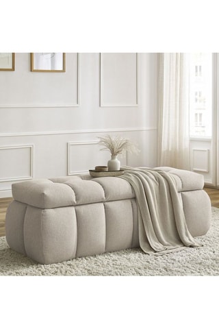 Banc-coffre Mont-Blanc - Beige