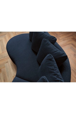 Canapé d'angle gauche Marianne - Bleu marine