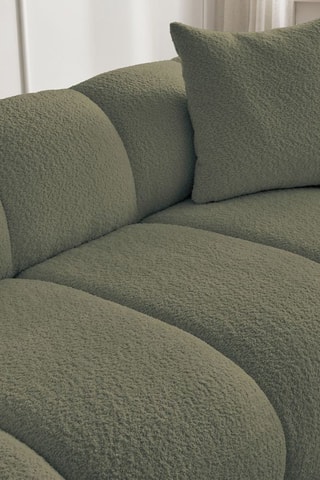 Canapé Pamira - Vert d’eau - 2 places - En tissu bouclette