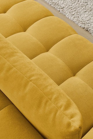 Canapé Everest - Jaune - 3 places - En tissu texturé