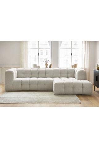 Canapé d'angle droit Cloud - Beige