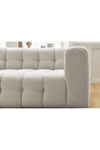 Canapé d'angle gauche Cloud - Beige