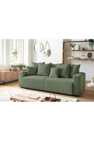 Canapé convertible Envy - Vert - Couchage 152 x 190 cm