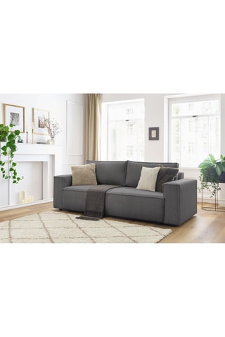 Canapé Nihad - Gris foncé