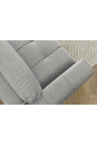 Canapé convertible Arsene - Gris clair - Couchage 190 x 155 cm
