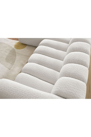 Canapé d'angle gauche  Talia - Blanc