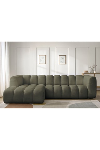 Canapé d'angle gauche  Talia - Vert