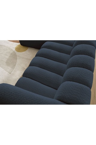 Canapé d'angle gauche  Talia - Bleu foncé