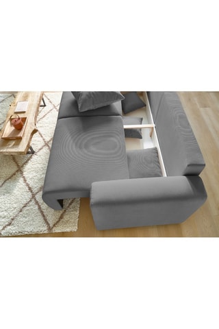Canapé convertible Envy - Gris - Couchage 152 x 190 cm