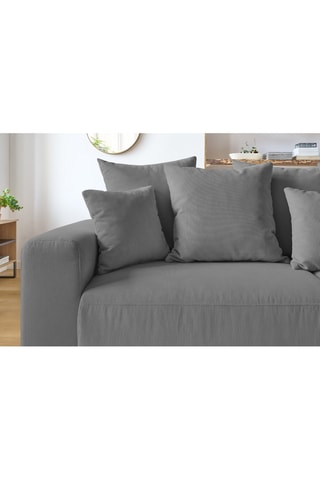 Canapé convertible Envy - Gris - Couchage 152 x 190 cm