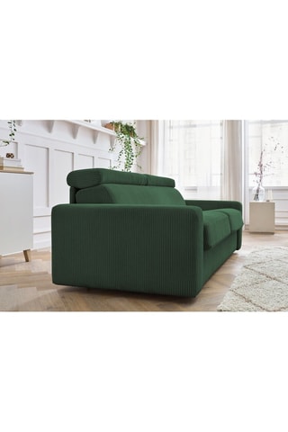 Canapé convertible Monaco - Vert - Couchage 190 x 140 cm