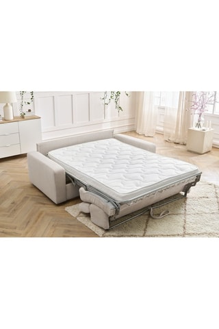 Canapé convertible Monaco - Beige - Couchage 190 x 140 cm