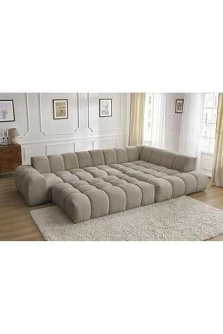 Canapé d'angle droit Everest - Taupe