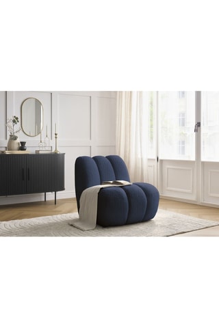 Fauteuil Janissaire - Bleu foncé