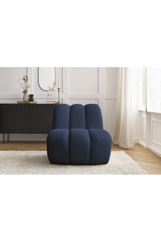 Fauteuil Janissaire - Bleu foncé