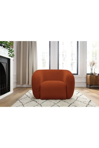 Fauteuil Celine - Orange - En polyester