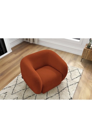 Fauteuil Celine - Orange - En polyester