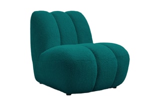 Fauteuil Janissaire - Bleu canard