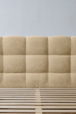 Lit Kumo - Beige et imitation bois