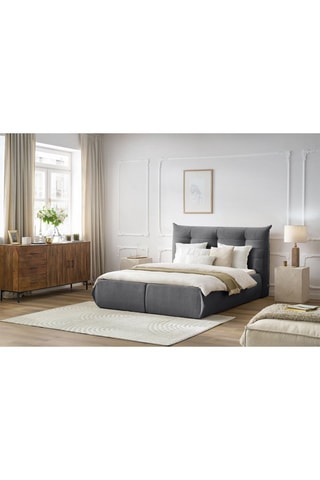 Lit-coffre Clothilde - Gris foncé