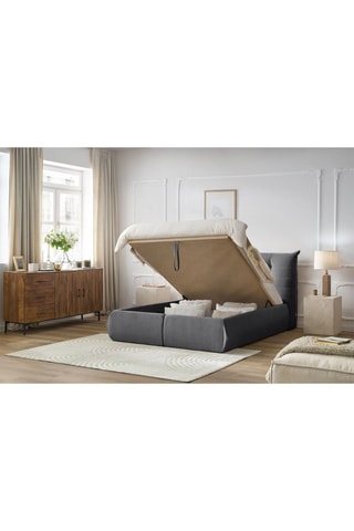 Lit-coffre Clothilde - Gris foncé