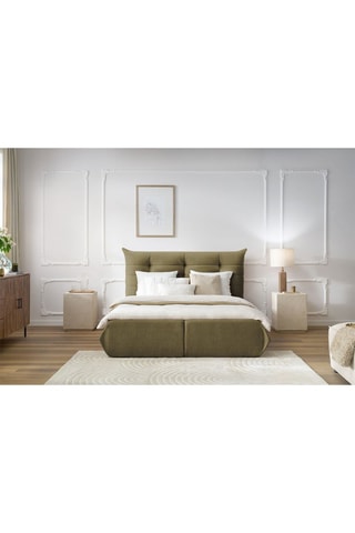 Lit-coffre avec sommier en bois Clothilde