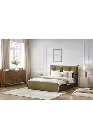 Lit-coffre avec sommier en bois Clothilde