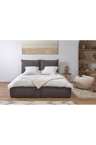 Lit-coffre Garance - Gris foncé