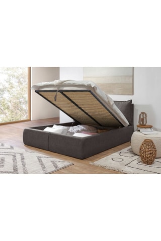 Lit-coffre Garance - Gris foncé