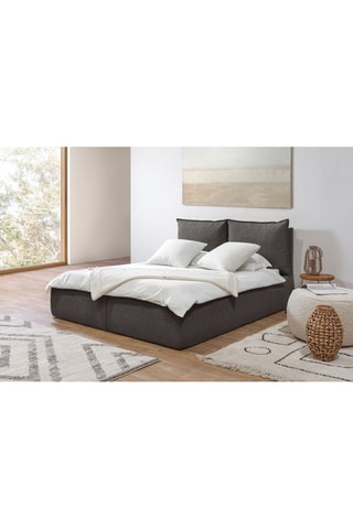 Lit-coffre Garance - Gris foncé