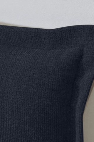 Lit Charlie - Bleu foncé et imitation bois