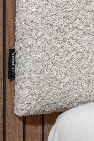 Lit Lior - Beige et imitation bois