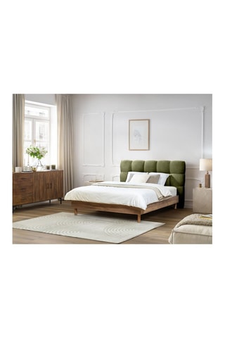 Lit avec sommier en bois Kumo