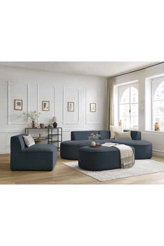 Chauffeuse Rousseau - Gris foncé - 1 place - En tissu