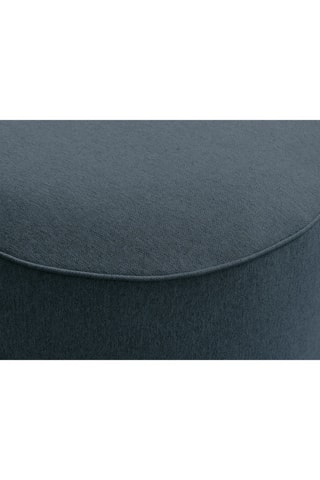 Pouf Rousseau - Gris foncé chiné - En tissu