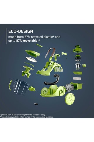 Aspirapolvere Green Force Cyclonic Effitech+ - 500 W