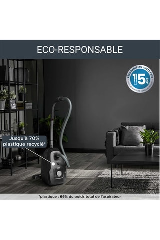 Aspirapolvere con sacco Green Force Max Silence - 900 W