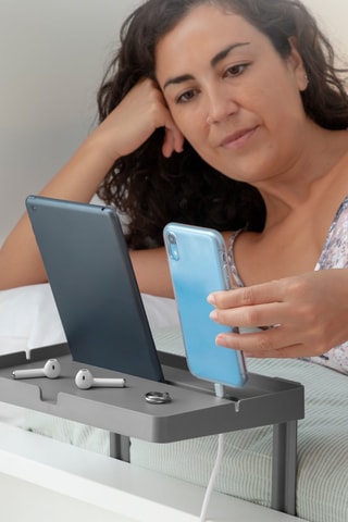 Multifunctioneel Nachtkastje Grijs