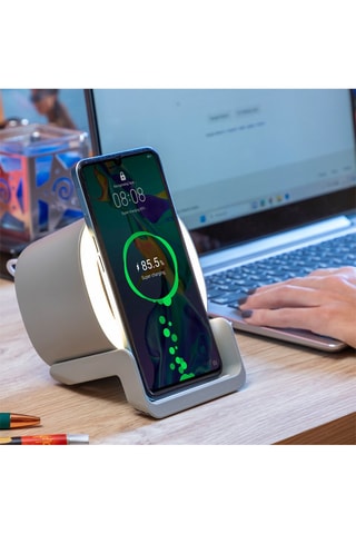 Draadloze Speaker Led  Grijs