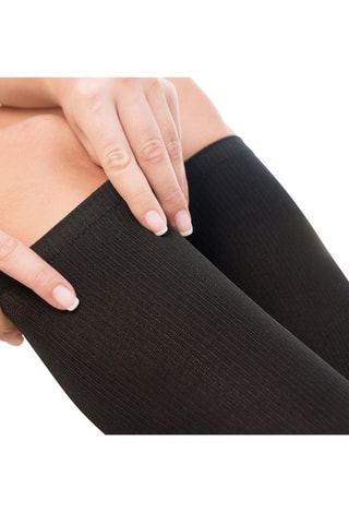Compressiekniekousen Zwart
