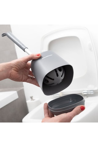 Antibacteriële Toiletborstel Grijs
