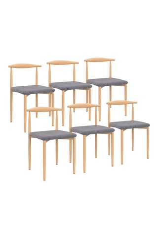 6 chaises Adam - 50 x 74 x 48 cm