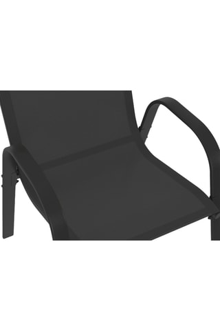 4 chaises de jardin empilables - 84 x 51,5 x 68 cm