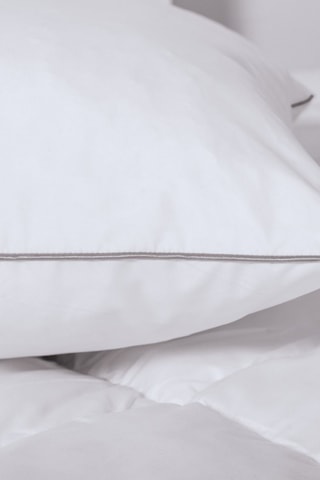 Couette extra chaude plumes d'oie - anti-acariens - polyester 500 g/m² + oreiller(s) moelleux 500 g/m²