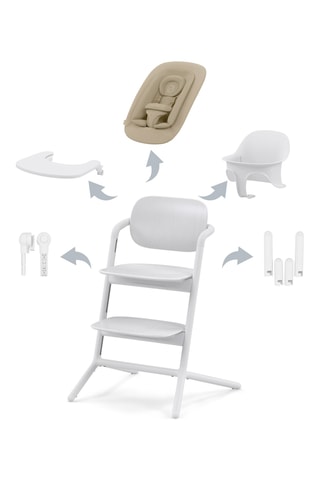 Chaise haute en bois 4-en-1 Lemo 2 - Dès la naissance