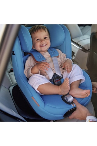 Siège Auto Sirona G i-Size Tissu Plus - Bleu - De 61 à 105 cm - Jusqu'à 19 kg