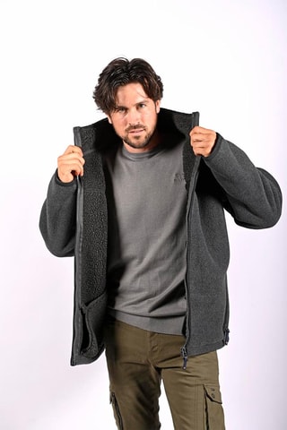 Casaco polar Topten Cinzento