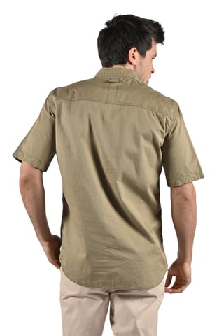 Camisa regular Laser Caqui
