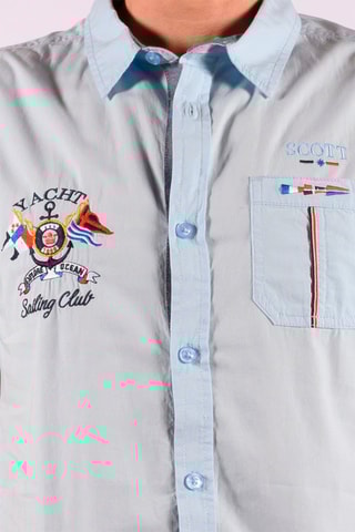 Camisa Calor Azul-celeste